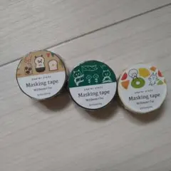 papier platz マスキングテープ 3種セットのサムネイル