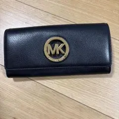 Michael Kors 黒 レザー 長財布のサムネイル