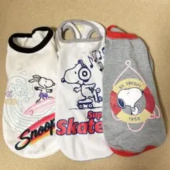 スヌーピー犬服3点セット サイズ3号
