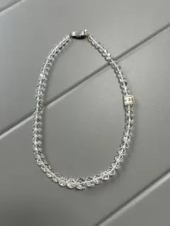 レディース　水晶ネックレス　タグ付きっぱなし