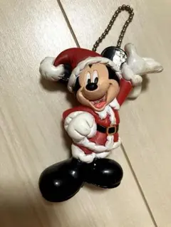 【動作確認済】⭐︎ミッキーサンタキーホルダー ⭐︎LED付きのサムネイル