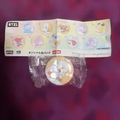 ビッくらポン BT21オリジナル缶バッジ RJ 1個 くら寿司 BT21