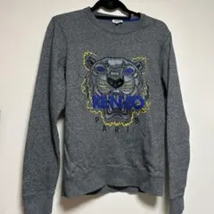 R KENZO 刺繍トレーナー XXL KENZO (ケンゾー) トレーナー タイガー刺繍 クルーネック スウェット