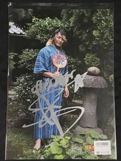 新日本プロレス 棚橋弘至 トーショピ特典 ポートレート 浴衣 立ち姿