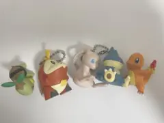 ポケモン ミニフィギュア キーホルダー 5点セット