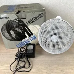 【箱付き・動作確認済】東芝 卓上扇風機 F-X15C(W) ポストモダン レトロ 箱付き・動作確認済】東芝 卓上扇風機 F-X15C(W) ポストモダン レトロ