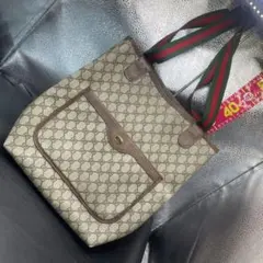 GUCCI グッチ　トートバッグ　シェリーライン　オールドグッチのサムネイル