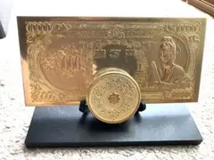 昭和レトロマニア必見！純金鍍金一万円札 レプリカ 24KGP - メルカリ