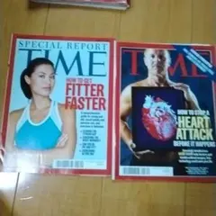 TIME誌 2冊セット フィットネス 心臓疾患特集
