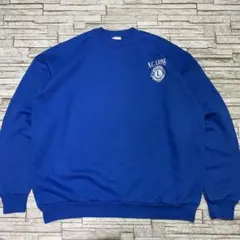 90s Hanes ヴィンテージ スウェット ノースカロライナ 両面ロゴ ブルー