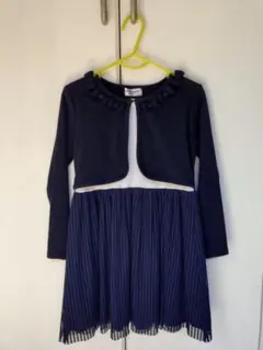 ネイビー ワンピース 110　冠婚葬祭