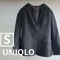 ユニクロ/2024年モデル/ストレッチテーラードジャケット/S/黒