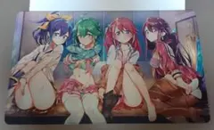 ミッドナイトブルー　花魁衣装　柚子　セレナ　リン　瑠璃 スリーブ プレイマット 柚子シリーズ ミッドナイトブルー Amazon.co.jp: 遊戯 花魁 柚子