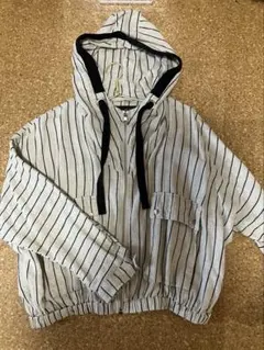 zara リネンパーカー　ブルゾン S