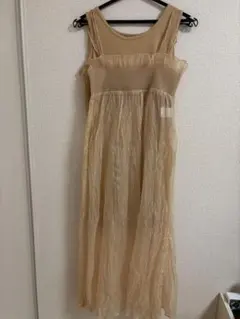 kastane キャミワンピース チュールワンピース　オレンジ