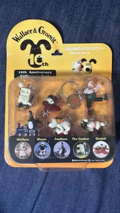 ウォレスとグルミットWallace&Gromit キーホルダーフィギュア