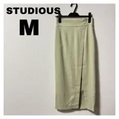 【新品タグ付き】STUDIOUS ライトグリーン タイトスカート Mのサムネイル