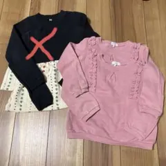 おすし様　双子トレーナー2点セット　110