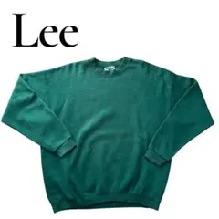 「人気」 90's Lee USA製 無地 スウェット XL