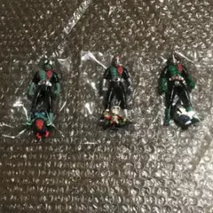 バンプレスト仮面ライダーアクションフィギュア、旧1号、新1号、2号セット