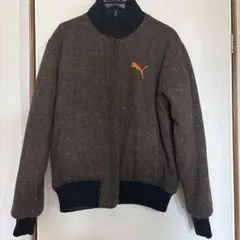 90s PUMA リバーシブルジャケット ブラウン ブラックのサムネイル