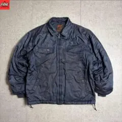 古着Schott N.Y.C ポリスタイプ 中綿ジャケット XL ネイビーのサムネイル
