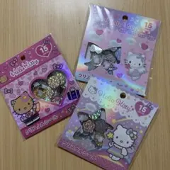 ハローキティ おはじきシール クリスタルシール 3種セット