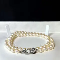 あこや真珠 冠婚葬祭 希少 ベビーパール ネックレス 5.5〜5.9㎜ M423