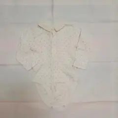 プチバトー 襟つきロンパース 12m