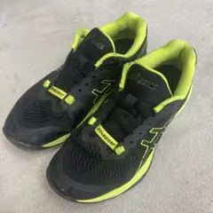 ASICS バレーボールシューズ　24.５cmブラック イエロー