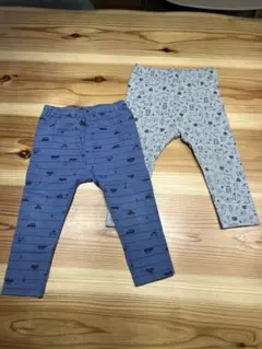 【80サイズ】UNIQLO レギンス 2枚セット