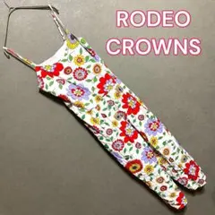 ロデオクラウンズ　サロペット　パンツ　花柄　レディース　匿名配送のサムネイル