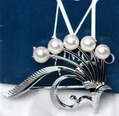 【美品 最高級】ミキモト ブローチ パール フォーマル 皇室御用達 正規品