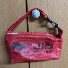 JIB ポーチ レッド クジラロゴのサムネイル