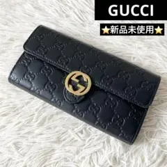 新品未使用✨　GUCCI　グッチシマ　GG柄　インターロッキング　長財布