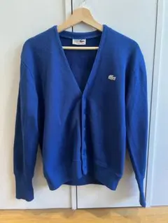 LACOSTE 青 カーディガン 長袖