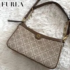 美品✨トリーバーチ ショルダーバッグ 2way モノグラム ロゴ ワンショルダー