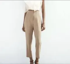 ハイウエスト カジュアルパンツ