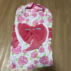 大型犬用 浴衣 可愛い紫陽花柄 ピンク マザーガーデンのサムネイル