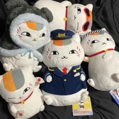 夏目友人帳 ニャンコ先生 ぬいぐるみ 一番くじ まとめ売り ラストワン 駅長