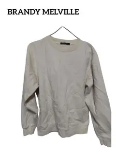BRANDY MELVILLE ホワイト スウェット