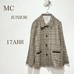 MC JUNIOR テーラードジャケット 羽織り 昭和レトロ 大人　上品