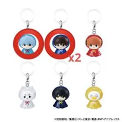 銀魂 めじるしアクセサリー2 ～傘を持つ日は迷わずこれをつけろ～　銀時　新八