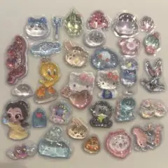 347 ボンボンドロップシール　立体シール　フレークシール　キャラクター