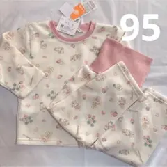 新品未使用　西松屋　アンパンマン　ドキンちゃん　バイキンマン　パジャマ　裏起毛