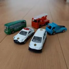 警察車両ミニカー5台セット
