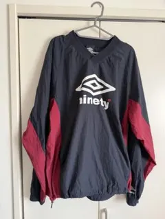 9090/UMBROコラボ ナイロンジャケット XL ネイビー/レッド