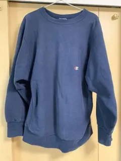 made in USA 90s リバースウィーブ XL 目あり ネイビー