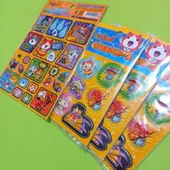 平成レトロ　平成女児　妖怪ウォッチ 立体もりあがりシールセット　⑮