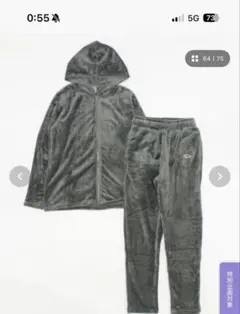 Fruit of the Loom フリース セットアップ グレー